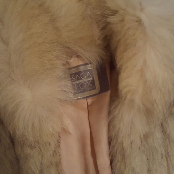 Female Saga Fox Mink Coat